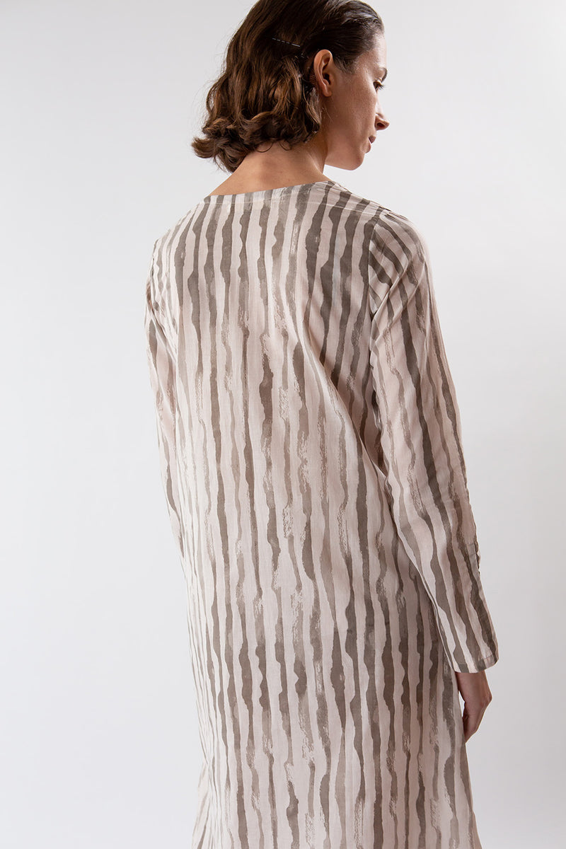 Nava Cotton Dress In Alder