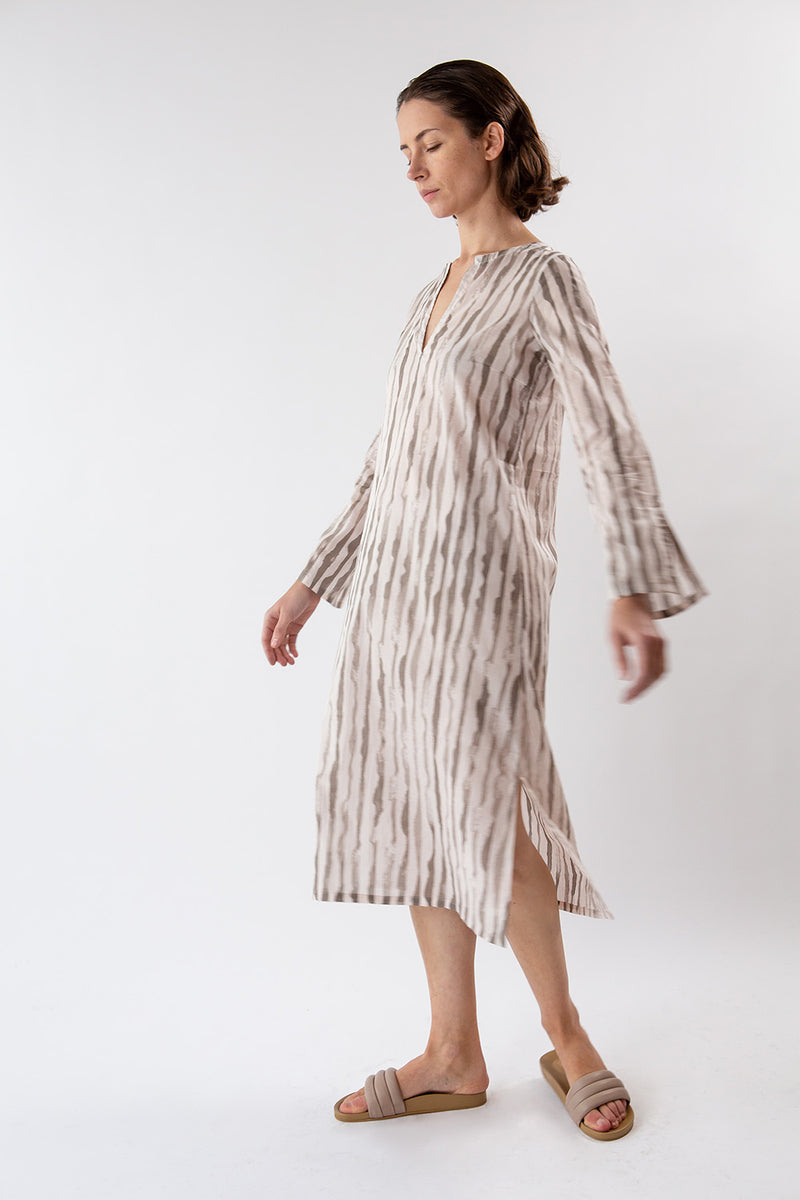 Nava Cotton Dress In Alder