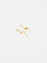 Ovum 14k Gold and Diamond Earrings