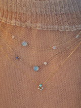 WWAKE Opal & Diamond Posy Necklace