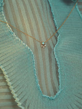 WWAKE Opal & Diamond Posy Necklace