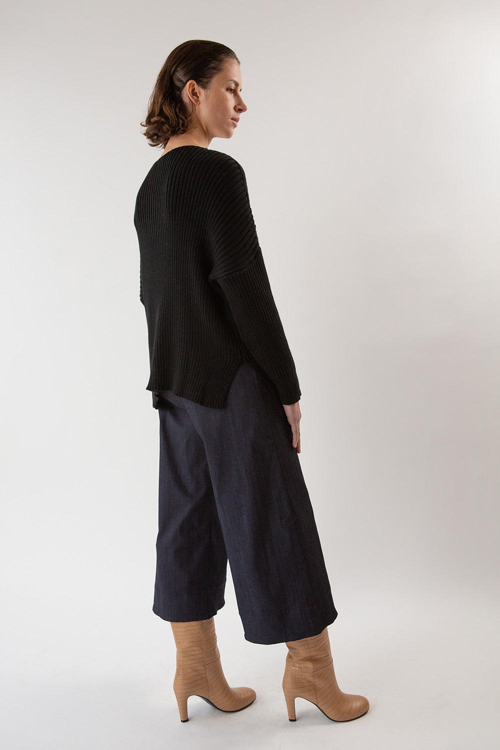 Ramona Denim Pant In Dark Indigo