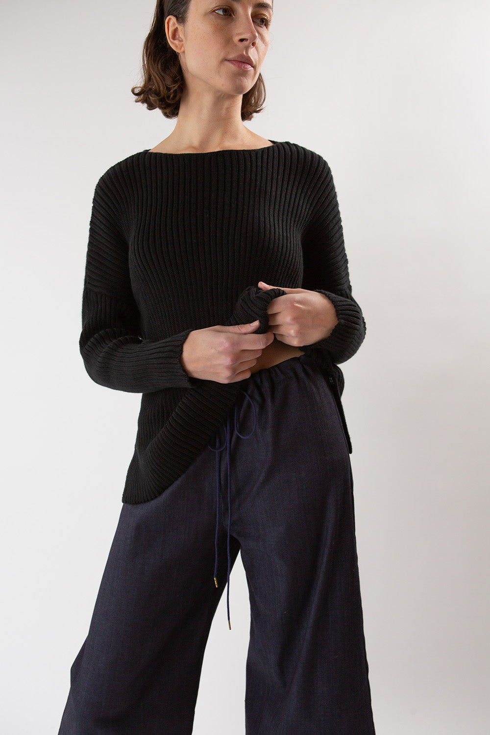 Ramona Denim Pant In Dark Indigo