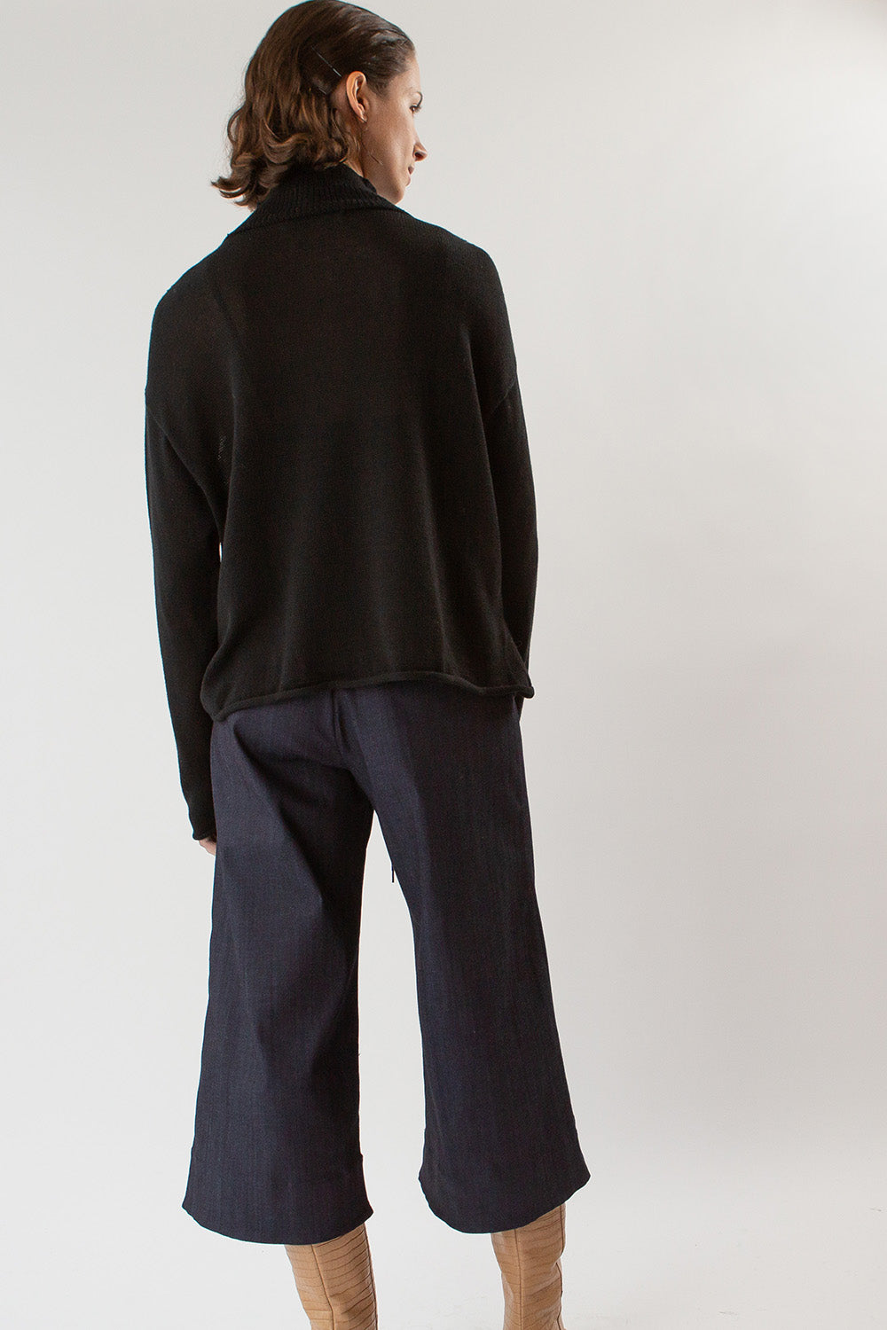 Ramona Denim Pant In Dark Indigo