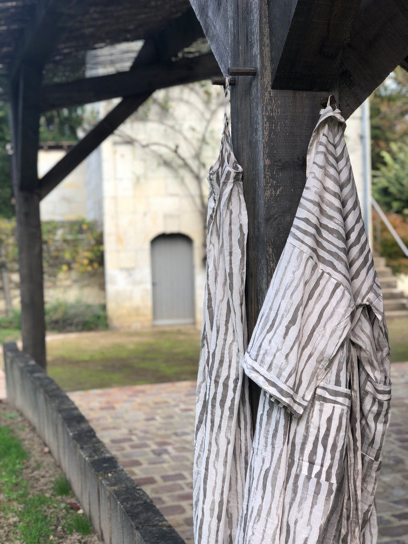 Jaqueline Cotton Robe in Alder