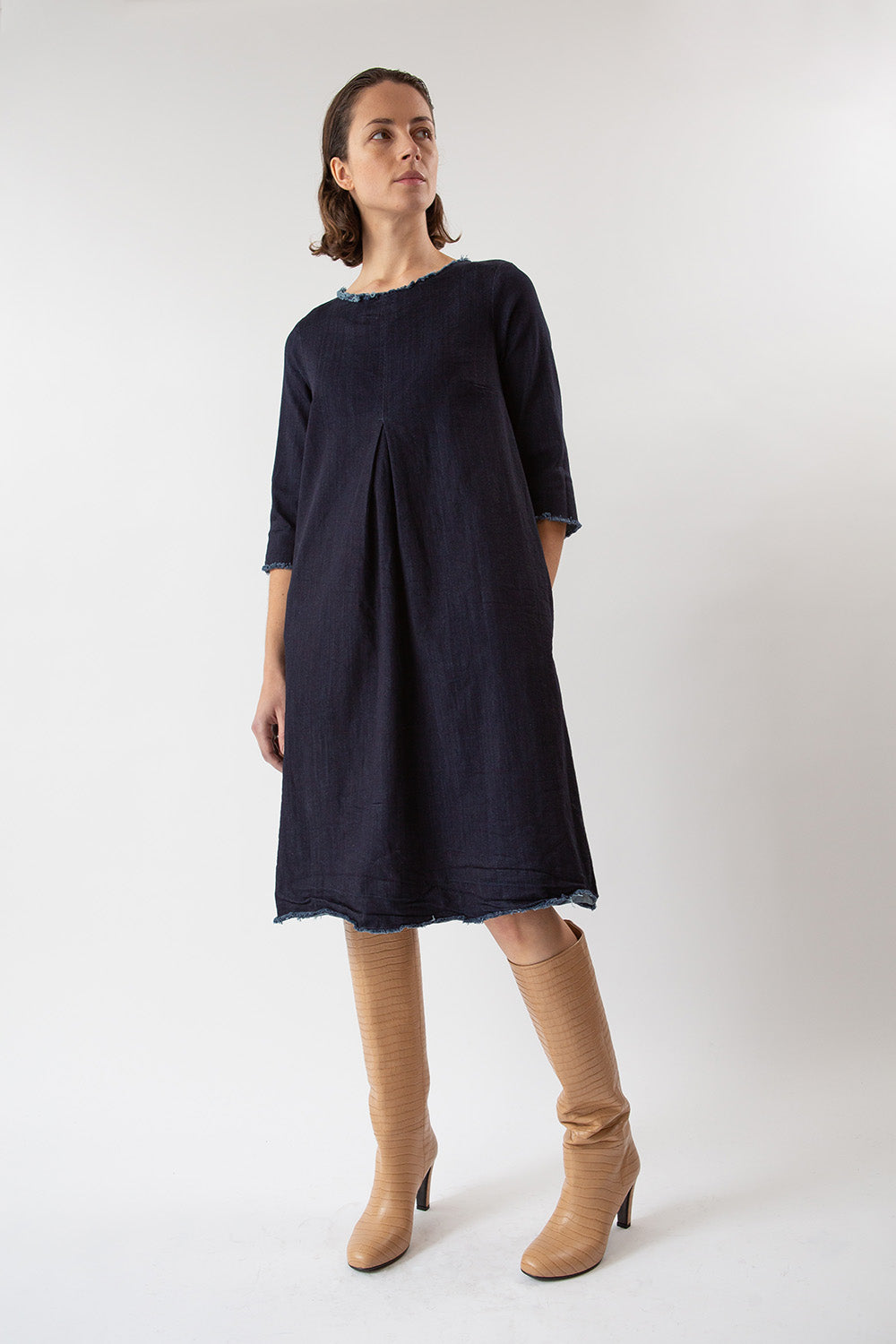 Signature Rye Dress In Denim