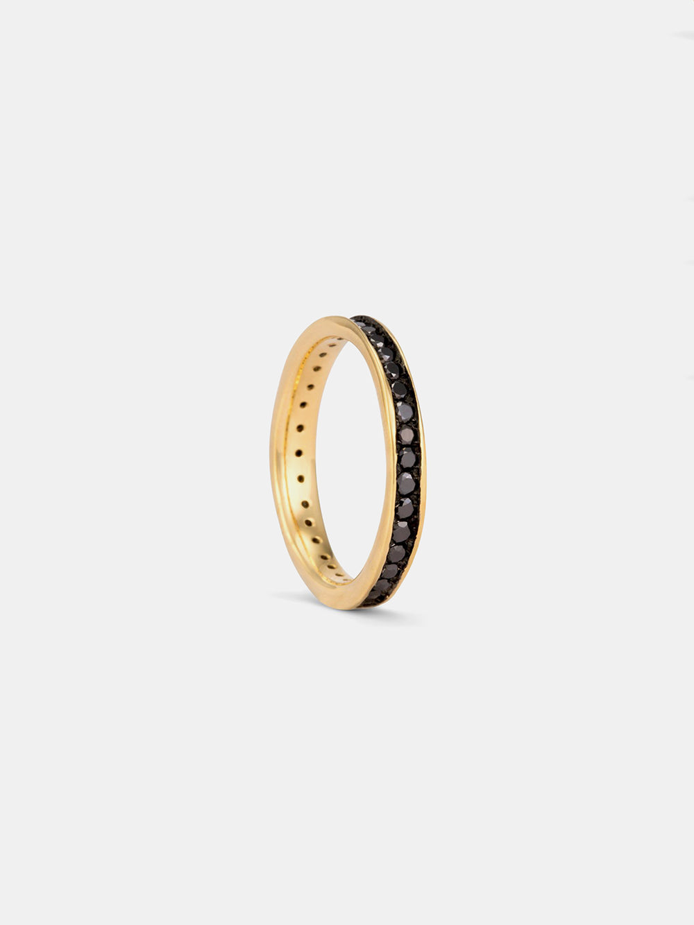 Satomi Kawakita 18k Yellow Gold & Black Diamond Absolute Ring