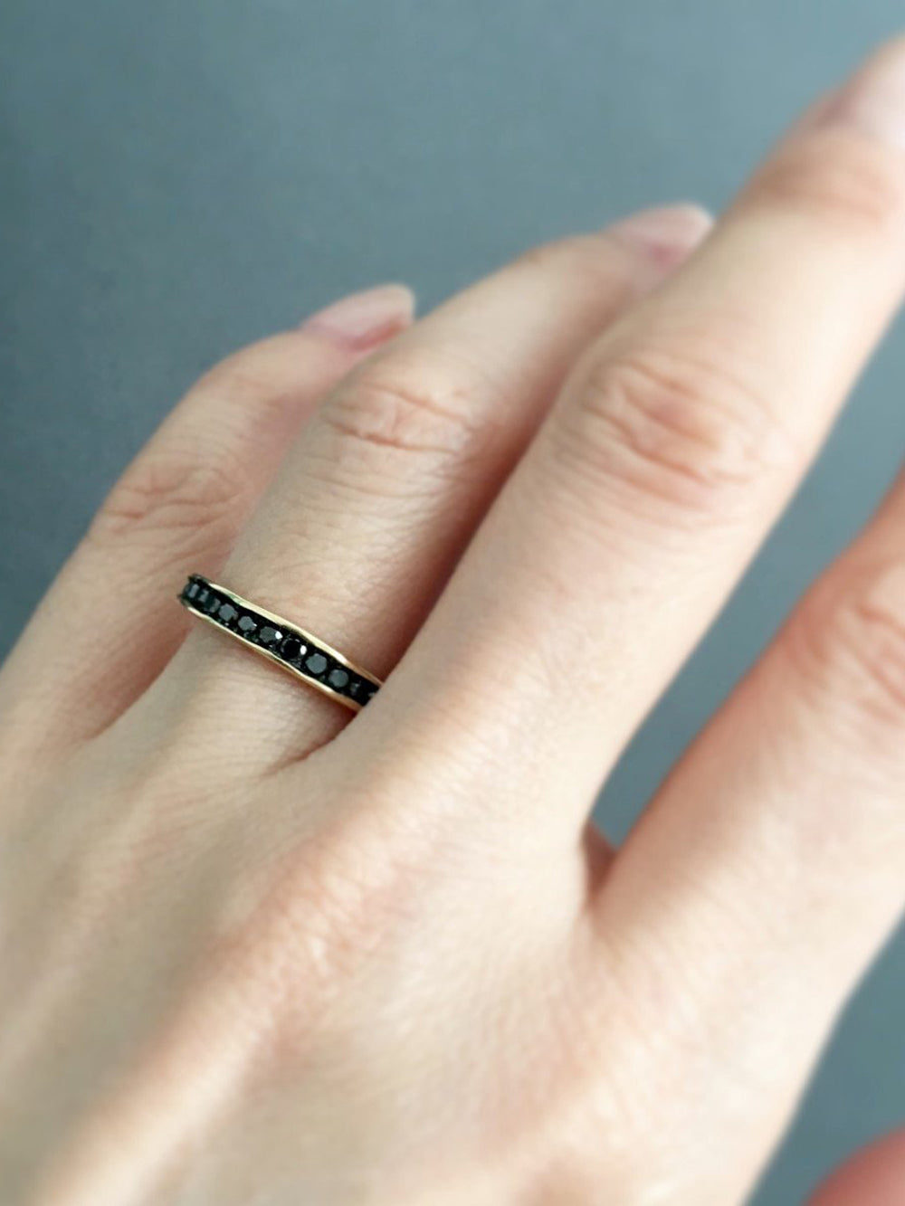 Satomi Kawakita 18k Yellow Gold & Black Diamond Absolute Ring