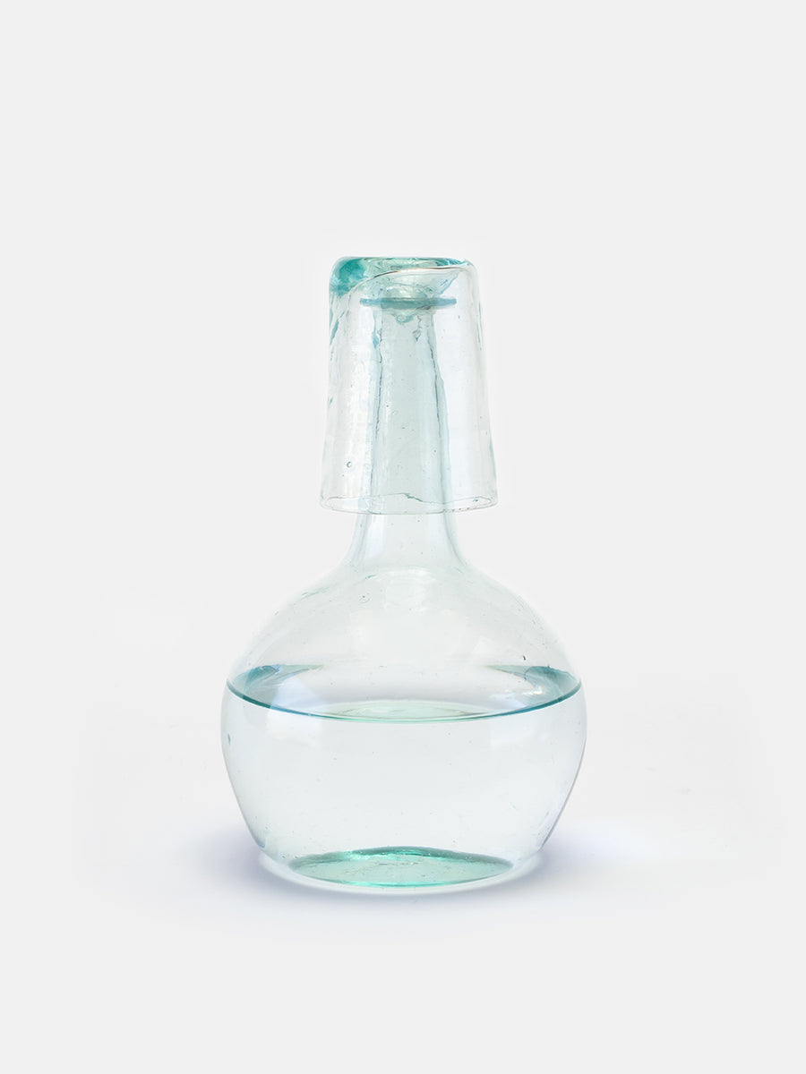 Seeded Glass Carafe - Clear