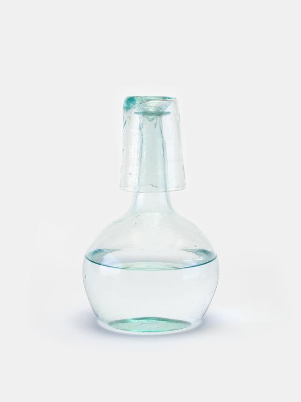 Handblown Glass Carafe and Glass Set