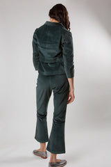 Cotton Velvet Soren Pant in Spruce