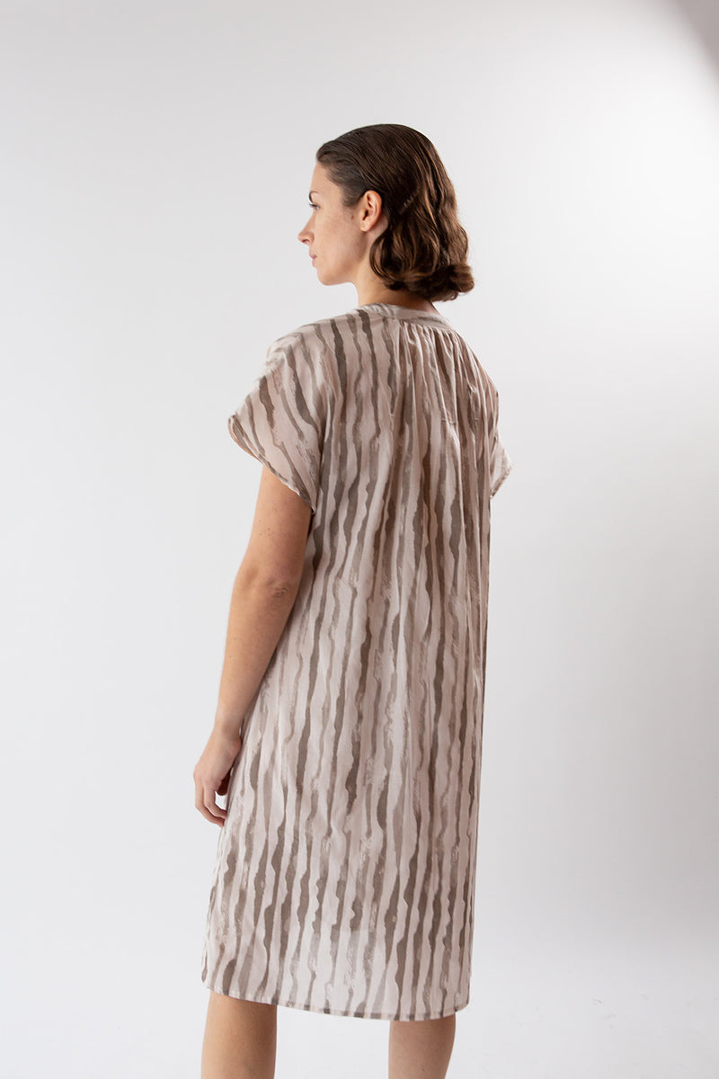 Suki Cotton Dress in Alder