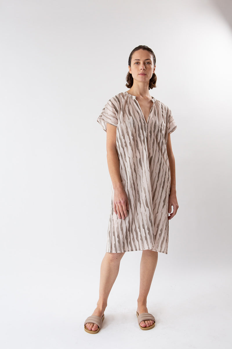 Suki Cotton Dress in Alder