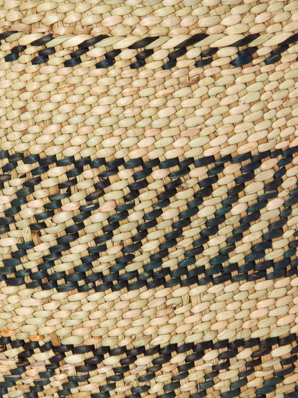 Large Iringa Basket in Natural & Black