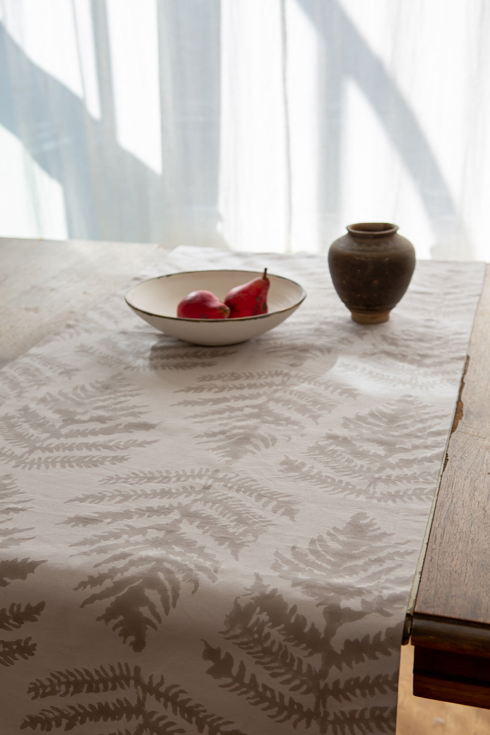 Cotton Hand-stitched Quilt in Fern