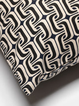 1965 Throw Pillow in Natural/Black/Navy