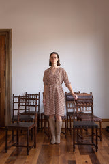Tynan Silk Crêpe De Chine Dress in Sienna Jacobsen