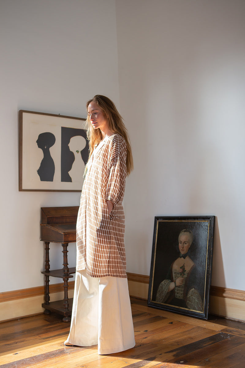 Tynan Silk Crêpe De Chine Dress in Sienna Jacobsen