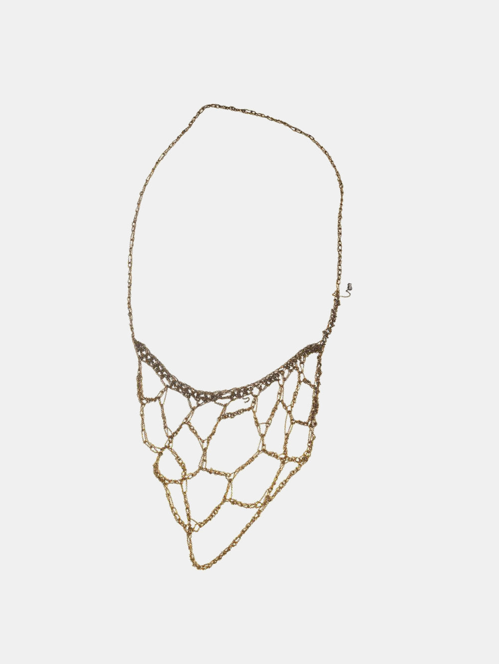 Arielle De Pinto Web Necklace in Gold Gradient